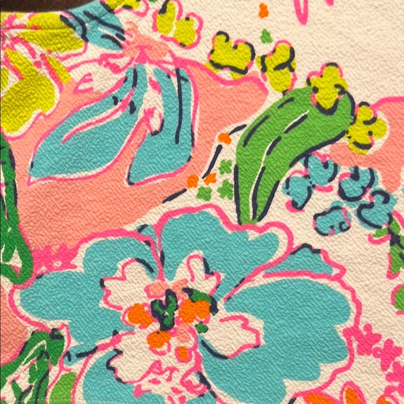 Lilly Pulitzer Girls Multicolor Floral Top, Girls Size XL (14/16) - Picture 9 of 9